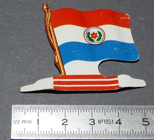 Plaque metal drapeau biscuits - metal,