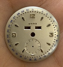 NEUF @ SUPERBE CADRAN DE MONTRE CYMA TRIPLE QUANTIEME @ DIAL CYMA @ 29,6 MM @