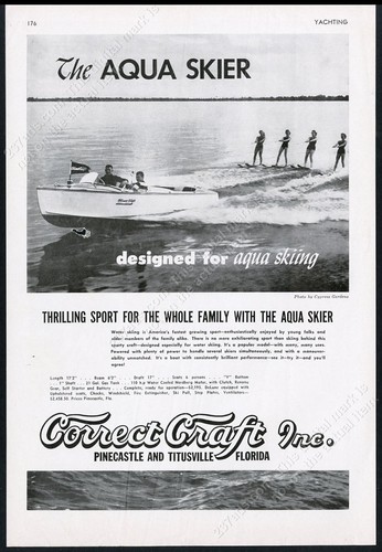 1953 correct craft - correct, boat