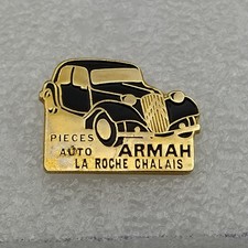 Pin's-CITROEN-La Roche Chalais-Traction Noire-Armah-Pièces Auto-P2I8