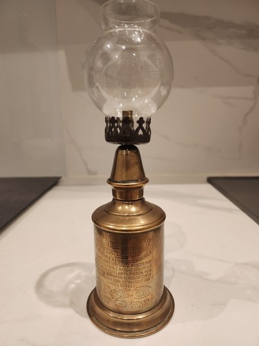 Lampe pigeon véritable - , en