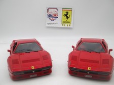 1/16 POUR PIÈCES, LOT DE 2 Ferrari 288 GTO 1984 Polistil-Tonka (Proche 1:18)
