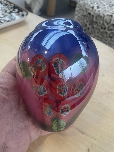 Ancien vase verre maitre - vase,