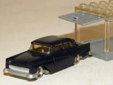 LEGO SYSTEM VINTAGE HO 1/87 VOITURE OPEL 58 REKORD RARE COULEUR BLEU BOX GARAGE