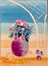 Tableau huile sur toile signé