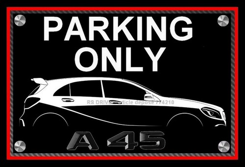 Plaque parking only mercedes - ",