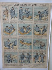 IMAGERIE D'EPINAL PELLERIN-FRANCE-N° 234 - DEUX LOUPS DE MER - Augé - 1897