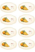 Lot de 16 etiquettes