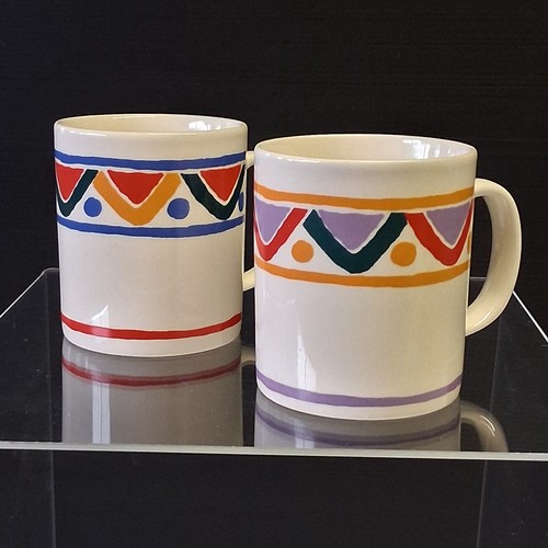 Lot mugs vintage - de,