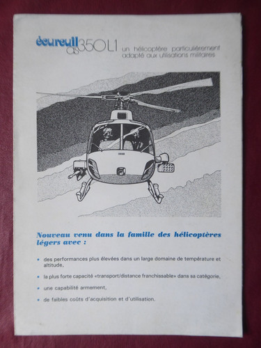 Depliant pub aerospatiale - pub,