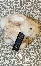 Peluche doudou lapin beige