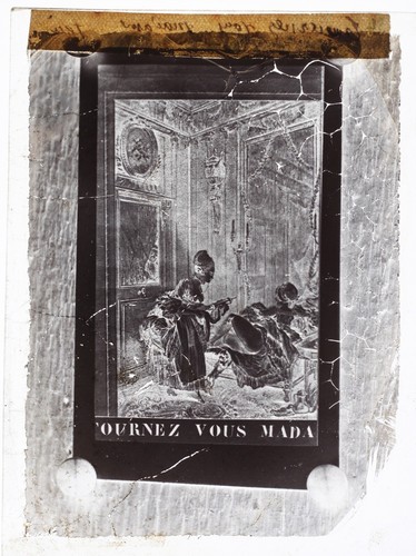 Photographie une gravure - d’une,