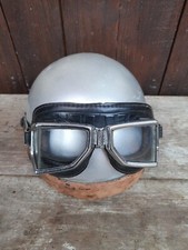 casque de moto bol lunettes Climax ancien  art populaire deco