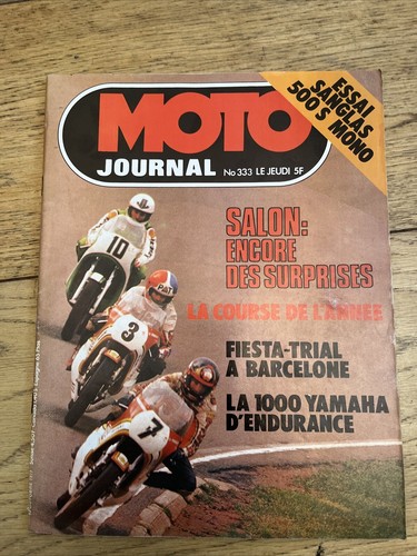 Moto journal 333 sanglas - journal,