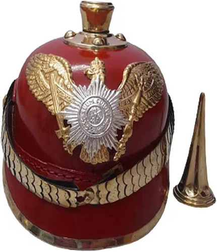Casque prussien pointes en - prussien, à
