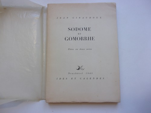 Giraudoux jean sodome et - giraudoux,