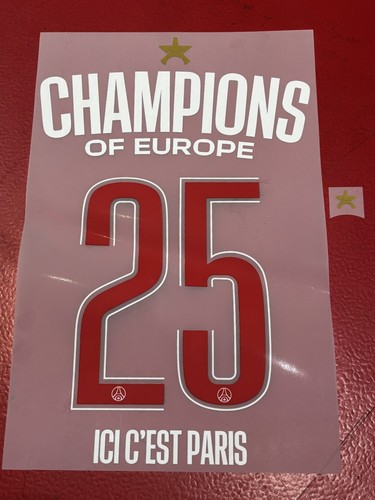 Flocage officiel psg - flocage, champion