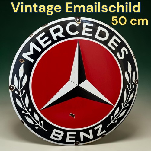 Plaque émaillée vintage - Émaillée,