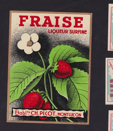 Ancienne étiquette alcool - ,