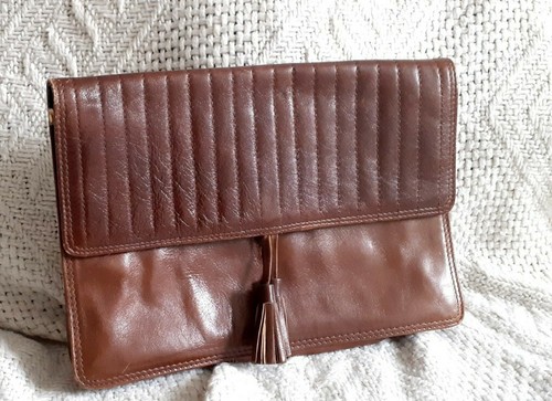 Grande pochette vintage - pochette, cuir