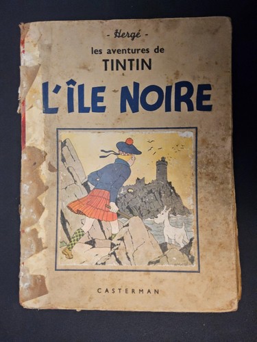 Tintin île noire - tintin, l’île