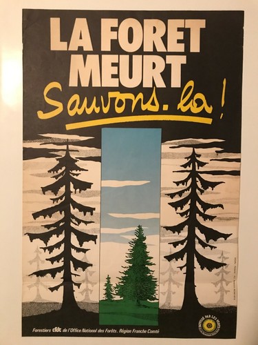 Affiche foret meurt - affiche,