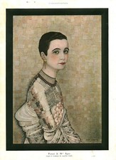 Document ancien portrait de