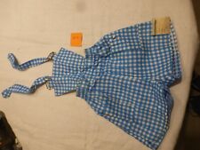 9/ short salopette vintage bleu 4 ans fab France 1960 fond de stock confection