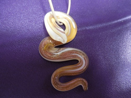 Vintage gold flake murano - flake,