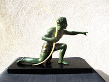 Statue en régule " Archer " Art Déco (Jean de Roncourt )