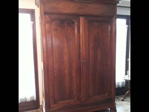 Armoire portes noyer - armoire,