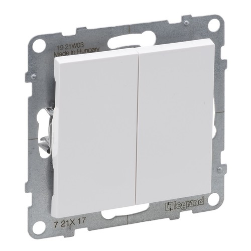 Suno double bouton - bouton, blanc