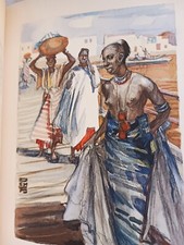 LE ROMAN D'UN SPAHI PIERRE LOTI 1936 GRAVURES FOUQUERAY SUITE RELIURE PUR FIL