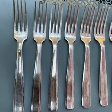 10 FOURCHETTES Ancienne ARGENT 84G  METAL ARGENTE: Argent / poinçon