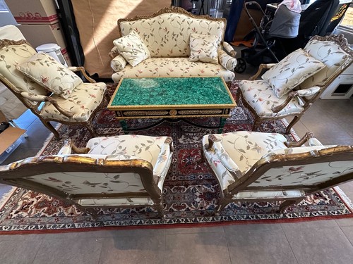 Louis style carved gilt - louis,
