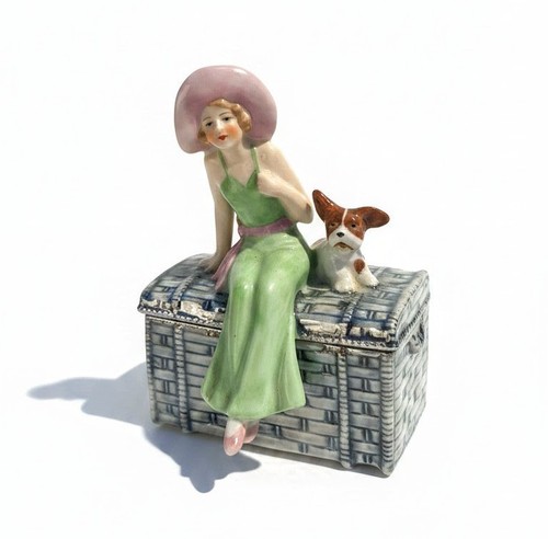 Boite porcelaine art - porcelaine, demi