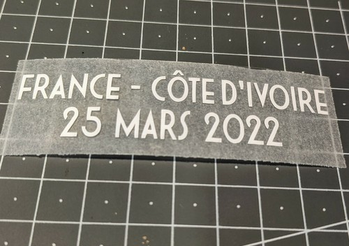Patch détails match france - détails,