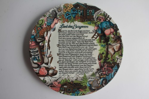 Assiette humoristique