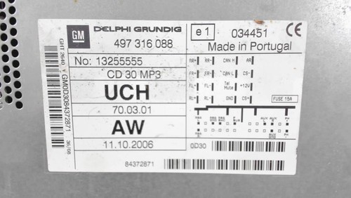 Autoradio opel zafira phase - autoradio,