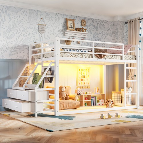 Twin over bunk - bed, with