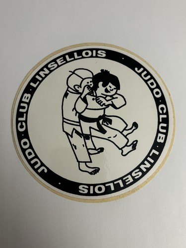 Autocollant judo club - autocollant, judo-club
