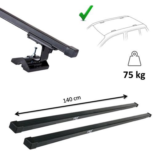 Barres toit acier - acier, pour