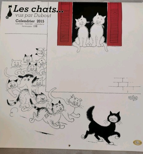 Calendrier les chats vus par - calendrier,