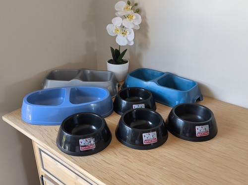 Lot gamelles pour chats - gamelles, ou