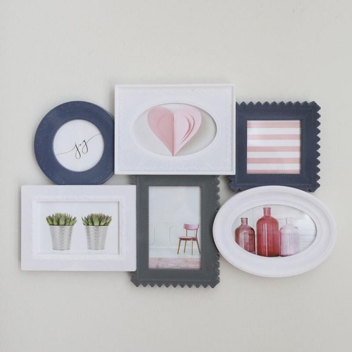 Cadre photo multishot velours - cadre,