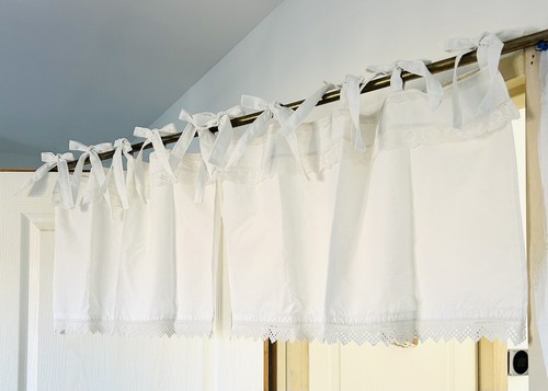 Lot rideaux dentelle - 2,