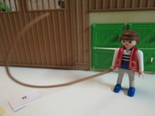 conducteur charrette carriole 4186 fouet équitation haras cheval poney PLAYMOBIL