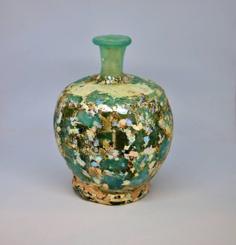 Verre ancien argenté - verre, ancien,
