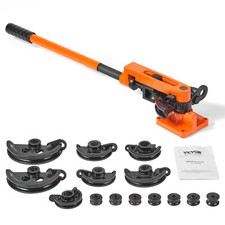 VEVOR Cintreuse Manuelle Tube Tuyau 10-25 mm avec 7 Matrices de Cintrage à 180°