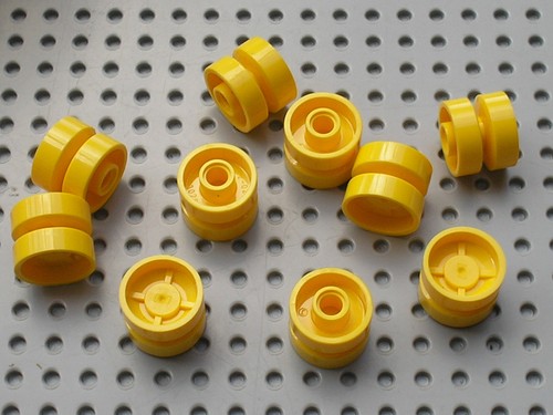 Roue lego yellow wheel - roue,